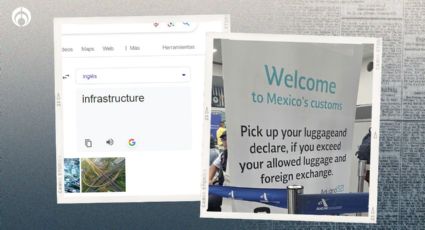 AICM, ¿víctima del traductor? Tunden al aeropuerto por letrero en inglés a lo 'infrastructur'