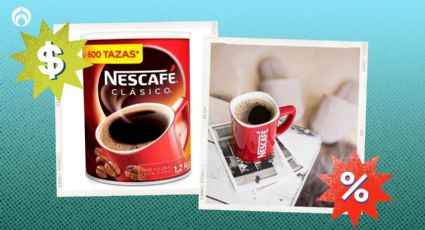 Bodega Aurrera remata el Nescafé Clásico de 1.2 kg para 600 tazas, el café estrella de la marca suiza