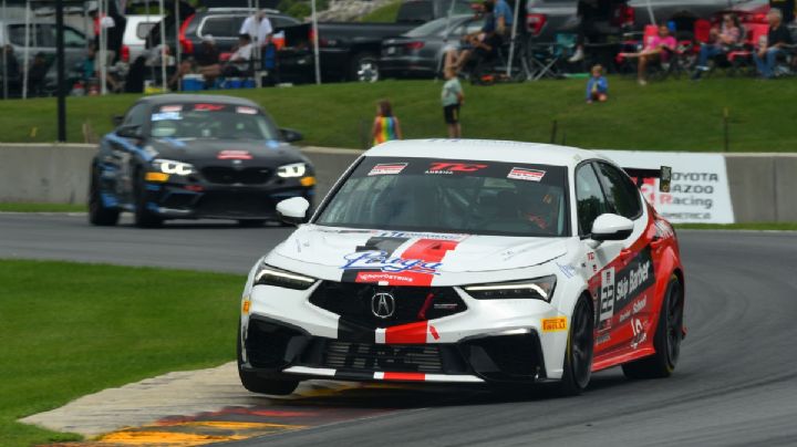 Acura Integra Type S, Acura NSX y Honda Civic dominan el podio en Road America