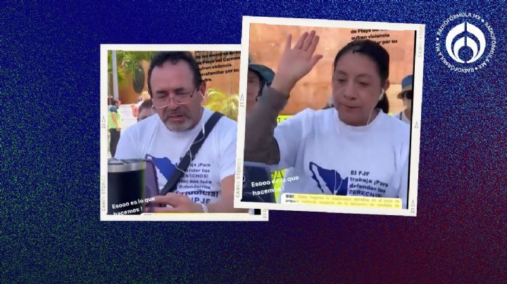 (VIDEO) Magistrados 'pausan' paro y sesionan en la calle para defender a menores