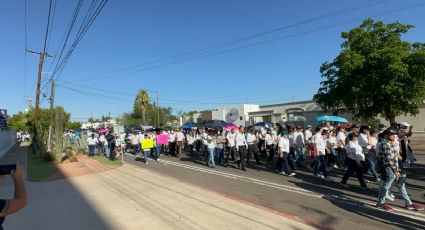 Marchan jueces y magistrados en quinto día de protestas por Reforma Judicial en Sonora