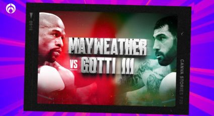 Mayweather Jr. vs. Gotti III: Ambos cumplen con el pesaje y pelearán en la Arena Ciudad de México