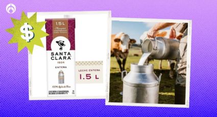 Walmart pone a precio de regalo la leche entera Santa Clara de 1.5 l de alta calidad