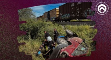 Tren embiste auto en Querétaro: hay cuatro muertos y tres personas lesionadas