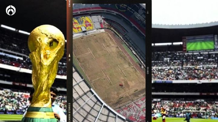 Parece abandonado: así luce el Estadio Azteca con sus remodelaciones para el Mundial 2026 (FOTO)