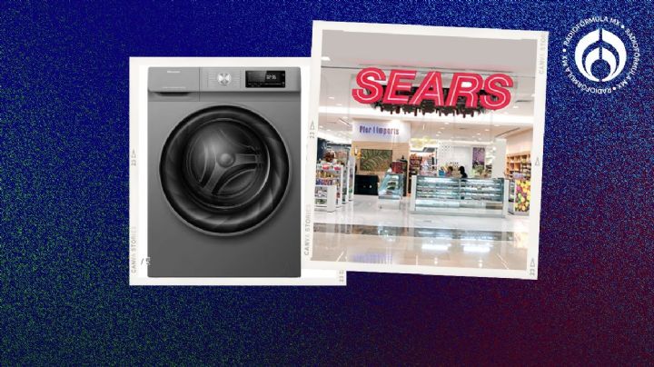 Sears rebaja casi 10,000 pesos a lavasecadora Hisense de 15Kg que además deja tu ropa sin arrugas