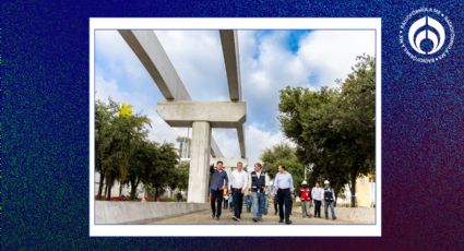 Samuel García supervisa avance de la Línea 6 del Metro en Nuevo León