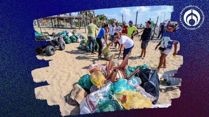 'Pesca basura', el concurso que ha ayudado a limpiar playa de Acapulco