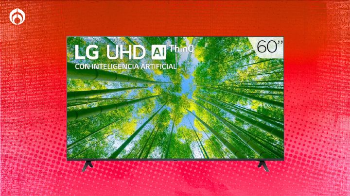 Sanborns liquida pantalla de 60 pulgadas LG UHD con el 64% de descuento, incluye inteligencia artificial