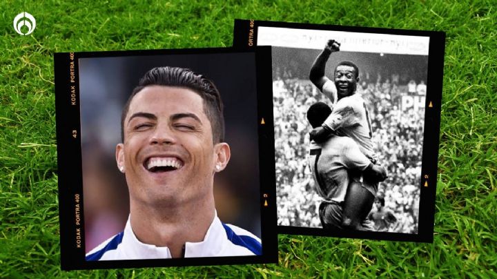 Cristiano Ronaldo se burla de Pelé porque si llega a los mil goles, "sí estarán grabados" (VIDEO)