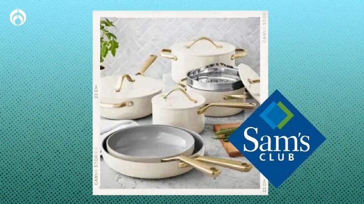 Sam’s Club aplica 30% de descuento a batería de cocina de 11 piezas; ¡no se le pega nada!