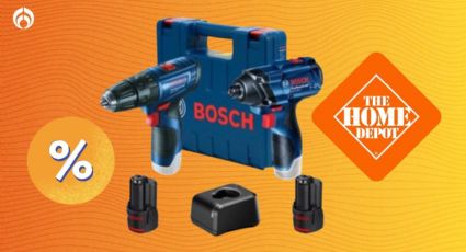 Ofertas Home Depot: el kit Bosch con rotomartillo inalámbrico y llave de impacto; potentes y baratos