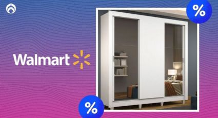 Walmart remata elegante ropero de excelente calidad con espejos en las puertas y muy buen tamaño