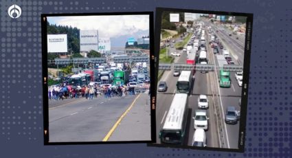 Bloqueo en la México-Toluca: comuneros protestan a la altura de la Marquesa (VIDEO)