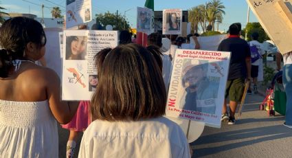 (VÍDEO) Marcha por los desaparecidos: más de 30 fosas se han encontrado este 2024 en BCS