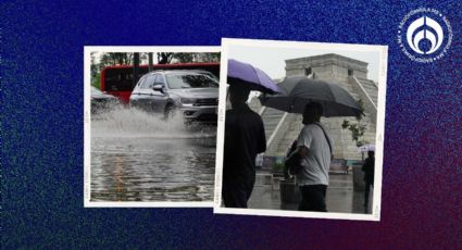 Lluvias inundan CDMX, pero agua no llega a los capitalinos