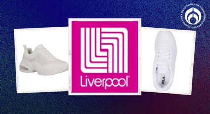 Liverpool remata con el 60% de descuento estos tenis blancos ideales para el regreso a clases