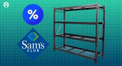 El rack metálico ideal para ordenar tu hogar: Sam’s Club lo tiene en descuento