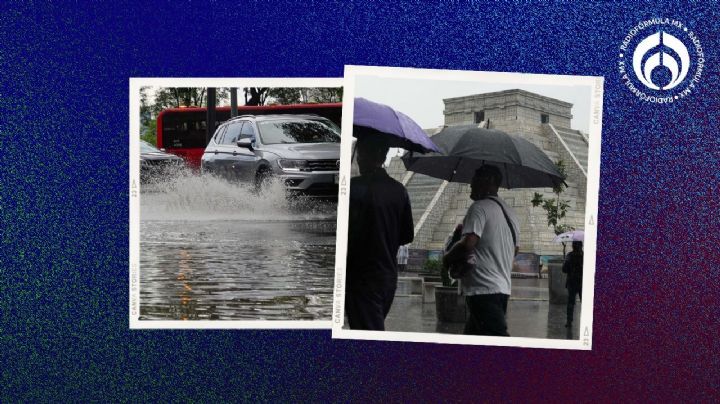 Lluvias inundan CDMX, pero agua no llega a los capitalinos