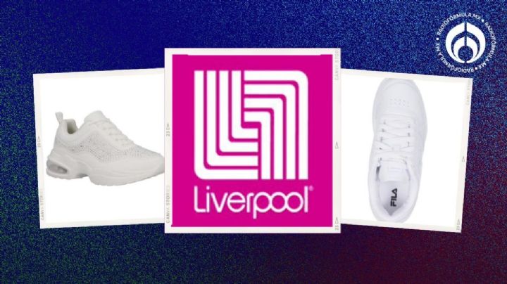 Liverpool remata con el 60% de descuento estos tenis blancos ideales para el regreso a clases