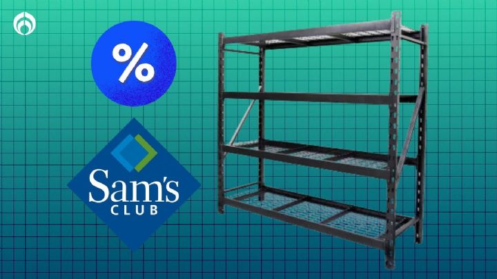 El rack metálico ideal para ordenar tu hogar: Sam’s Club lo tiene en descuento