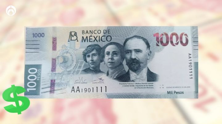 El billete de MIL por el que pagan más de 30 mil pesos; este es su número de serie