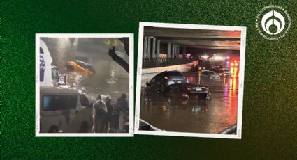 (VIDEOS) Pesadilla en Naucalpan: inundaciones en Periférico dejan caos y autos ¡bajo el agua!