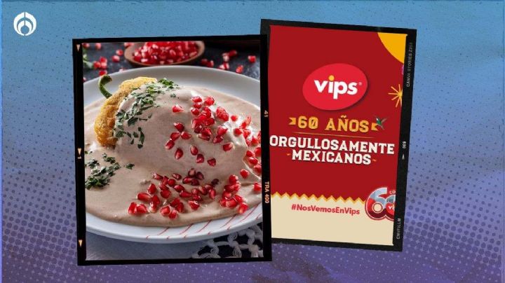 Chiles en nogada en Vips: ¿qué tan ricos son y cuánto cuestan?