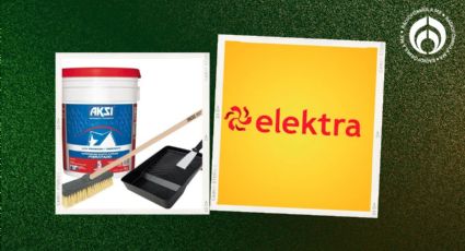 Elektra: kit para impermeabilizar tu casa con charola y espátula vale menos de 2,000 pesos