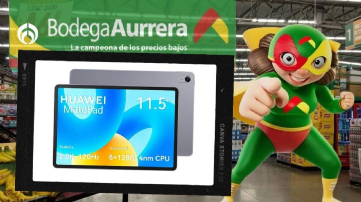 Bodega Aurrera rebaja 3 mil pesos a esta tablet Huawei de alto rendimiento