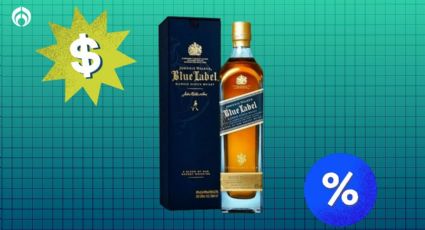 Bodega Aurrera remata el whisky de lujo Johnnie Walker Blue Label en menos de 1,400 pesos