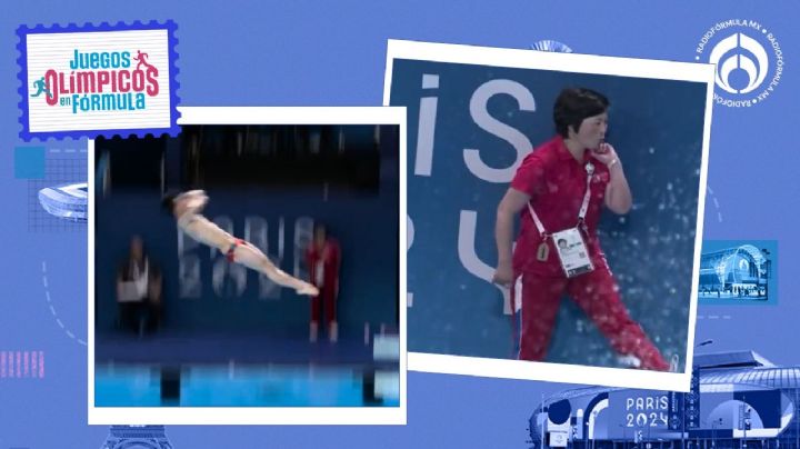 París 2024: Clavadista coreano cae de espalda… la reacción de su entrenadora se hace viral