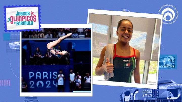 París 2024: ¡Debut soñado! Alejandra Estudillo queda 6ta en clavados trampolín 3 metros