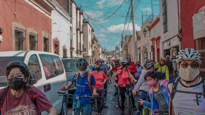 Ciclistas se preparan para mostrar bondades de ciclovía en avenida Corregidora