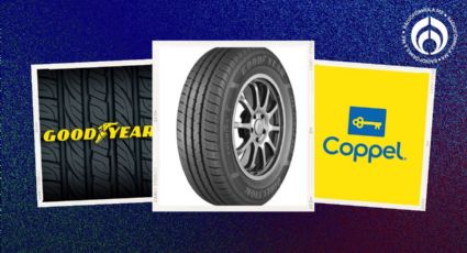 Coppel: 5 llantas rendidoras de la marca Goodyear que se encuentran a menos de 2 mil pesos