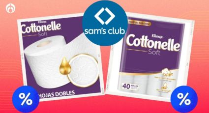 Sam's Club deja baratísimo papel de baño Kleenex Cottonelle con 40 piezas, extrasuave y resistente