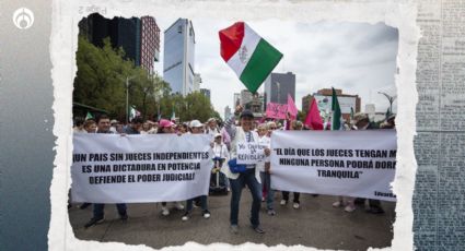 ‘Cacerolazo' vs. Reforma Judicial: Trabajadores del PJ marchan en Reforma; ‘buscan’ a Yunes