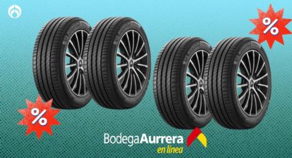 Bodega Aurrera liquida más de 100 llantas como Goodyear, Michelin, Continental, Pirelli y más