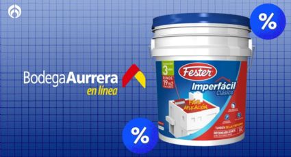 Bodega Aurrera baja mil pesos impermeabilizante acrílico Fester súper rendidor; con muy buenas reseñas