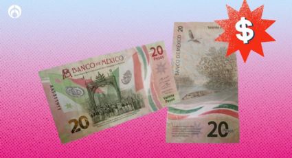 El billete de 20 pesos de la serie AA por el que pagan casi 500 mil pesos