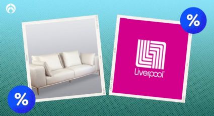 Outlet Muebles en Liverpool: bello y elegante sofá a mitad de precio; es suave y cómodo