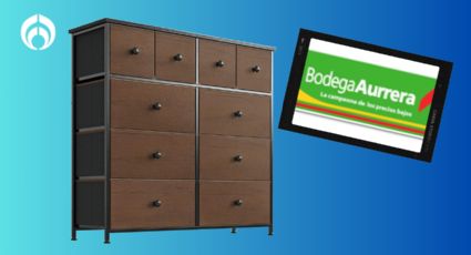 Bodega Aurrera rebaja esta cómoda cajonera, ideal para tu ropa o artículos personales