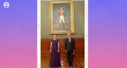 Beatriz Gutiérrez Müller se luce en el Último Grito de AMLO con brillante vestido morado