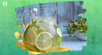 Poderosa agua de limón con jengibre y menta; es deliciosa y tiene grandes beneficios para la salud