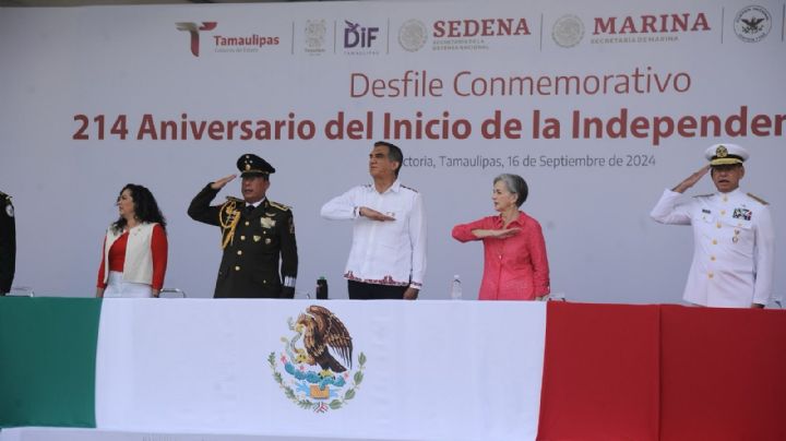 Tamaulipas honra a sus héroes: desfile ilumina fervor patrio en Aniversario de la Independencia