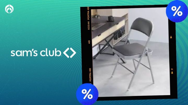 Sam's Club se luce con descuentazo en la silla plegable importada; está reforzada y de buena calidad