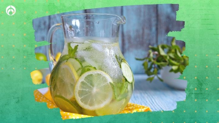 Poderosa agua de limón con jengibre y menta; es deliciosa y tiene grandes beneficios para la salud