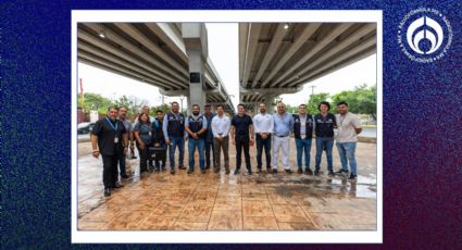 Autoridades concluyen y entregan puente Churubusco-Vía Tampico en Monterrey