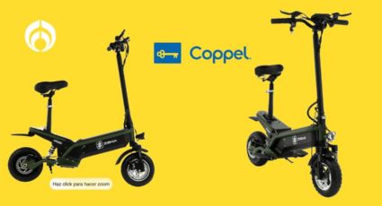 Coppel rebaja 4 mil pesos a este scooter eléctrico con velocidad de 45 kilómetros