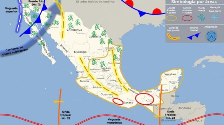 Frente frío número 2 disminuirá temperaturas máximas en Sonora